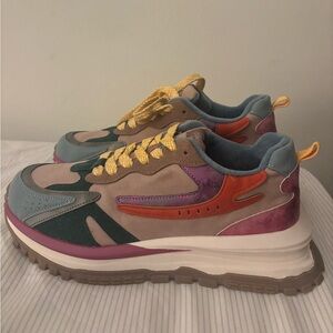 New Blowfish Malibu Sneakers with Yellow Laces